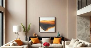 Embracing Serenity: Modern Living Rooms with Muted Earth Tone Walls