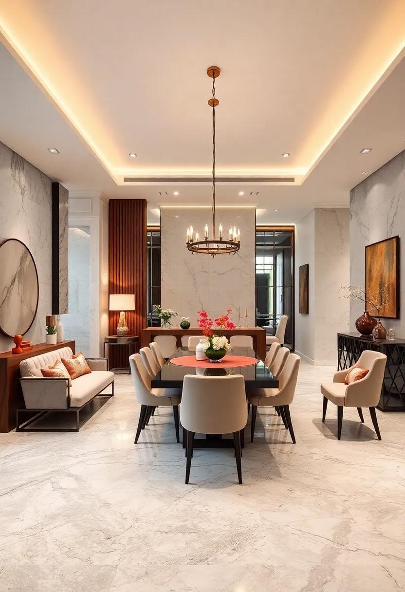 Elevate Your Space: The Allure of Marble Flooring in Luxury Dining Rooms