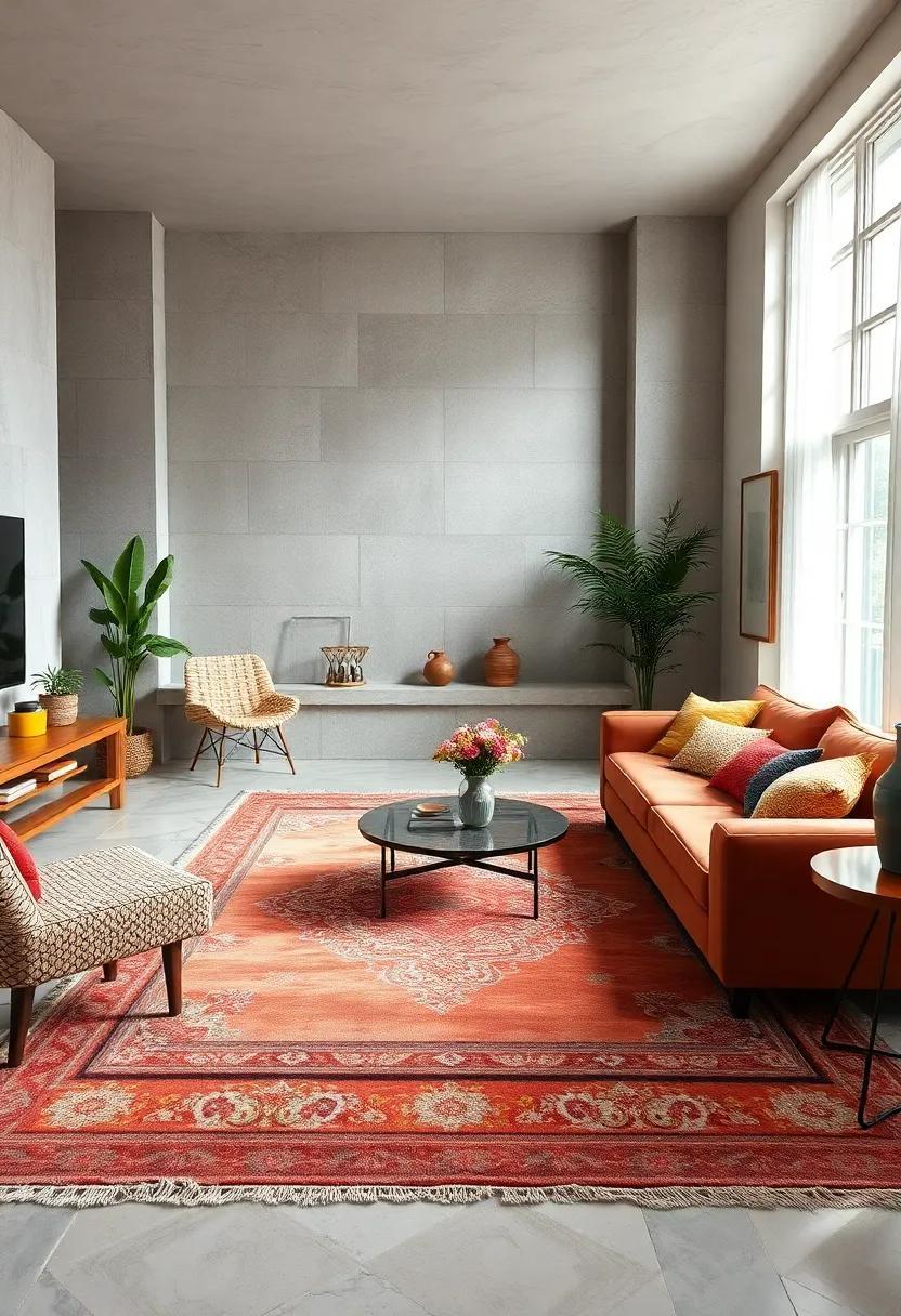 25 Ways to Elevate Your Retro-Inspired Living Room with Vintage Rugs