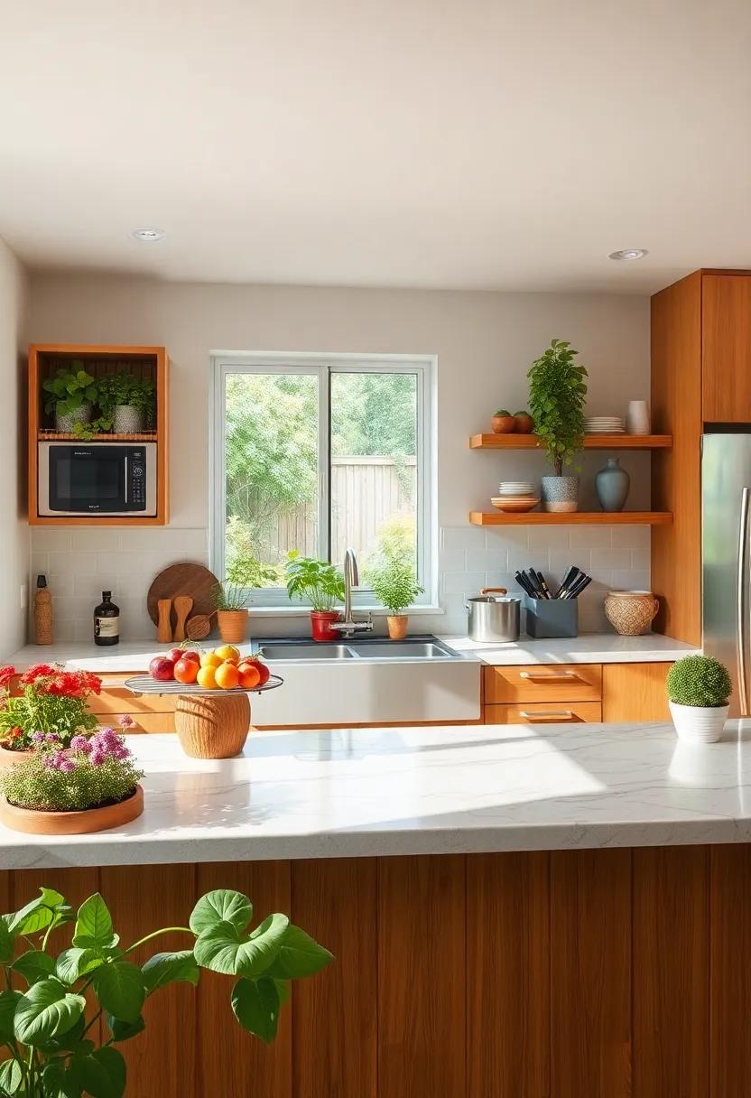 Colorful Community Gardens Reflected​ in Creative Kitchen Displays