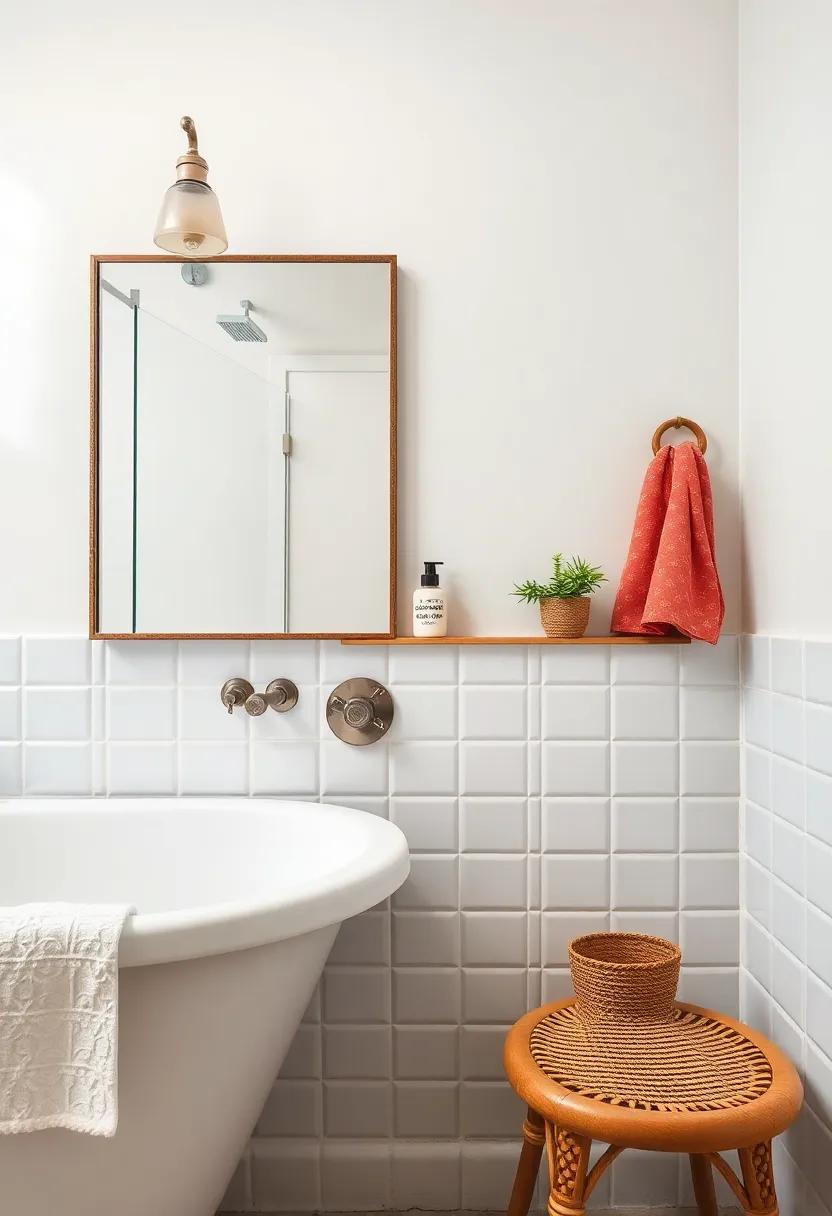 Retro Style‌ Fixtures ​and Fittings - Incorporate vintage-inspired ​faucets,showerheads,and​ knobs ⁣to evoke a nostalgic charm while blending with modern elements