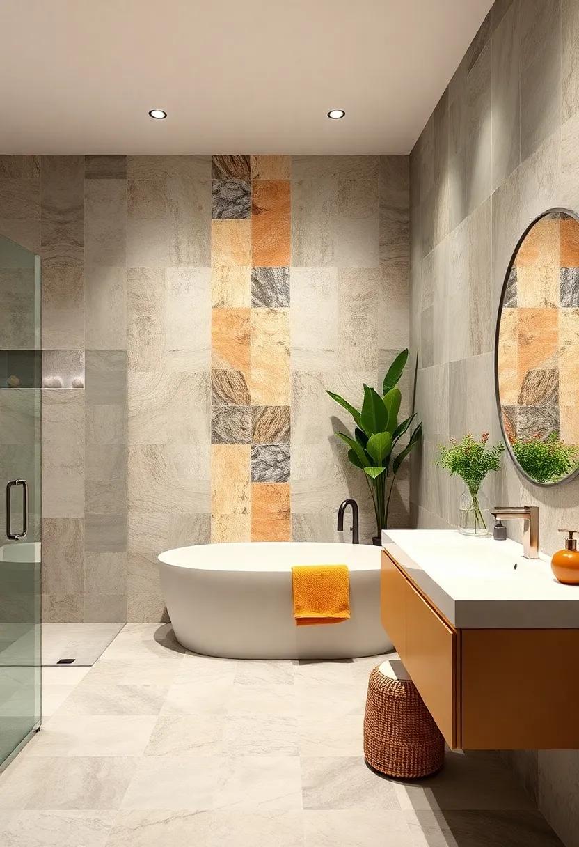 Accent Walls: ⁢Designate one wall with bold, ​patterned ​tiles to serve as an accent, instantly drawing ‍attention and⁢ adding⁢ drama ‌to ⁤the space
