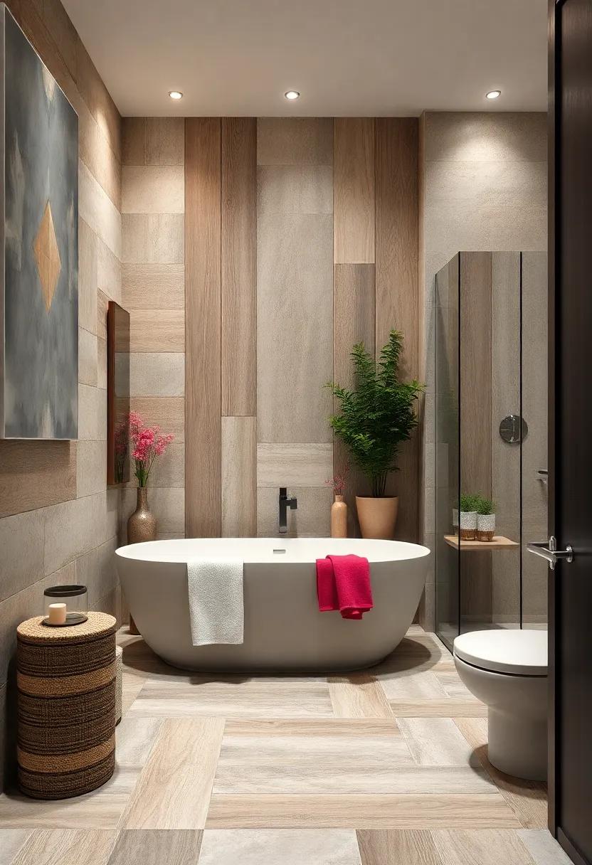 Rustic Retreat: ‍Use reclaimed wood-look tiles to evoke a cottage vibe and ⁢create ⁢warmth in your bathroom​ while ⁢keeping the space⁢ modern and sleek