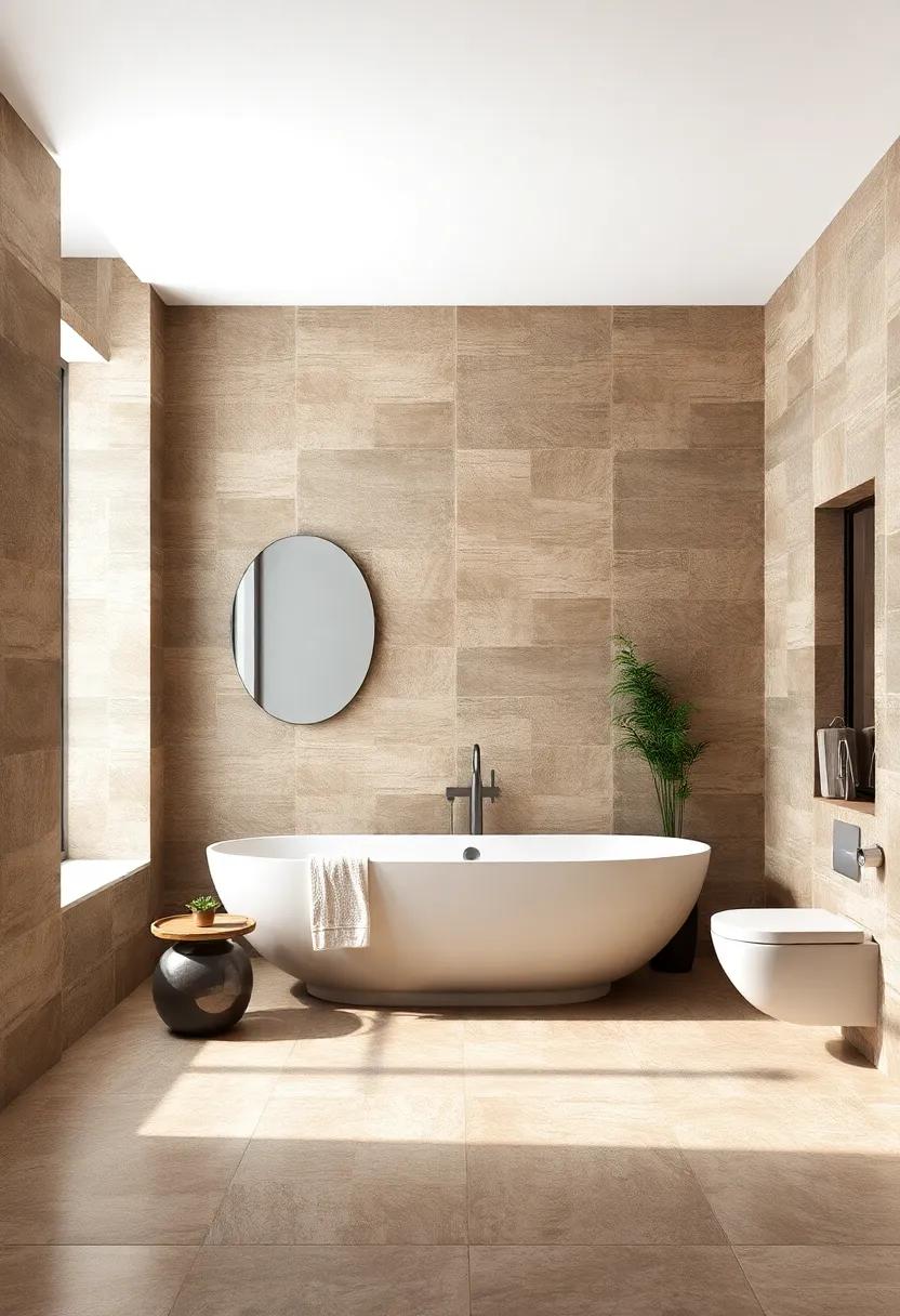 Textured Tiles: ‍Choose​ textured tiles‌ for added depth and interest,making your bathroom feel more luxurious ⁢and⁣ inviting while ⁤also providing slip ⁢resistance
