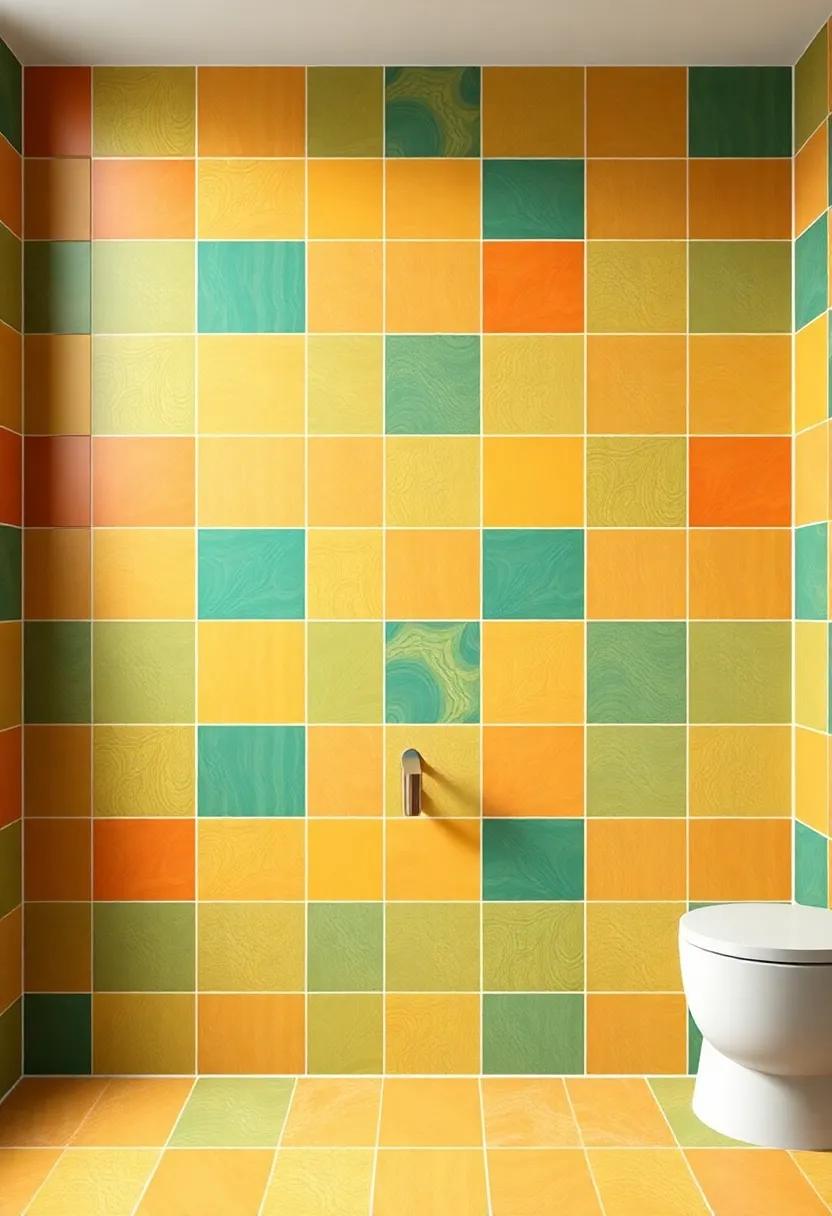bold Patterns: unleashing Creativity with colorful Tiles and Wallpaper