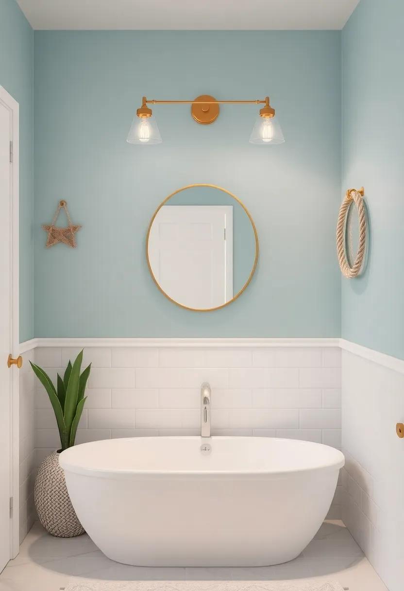 Choose⁢ Nautical Elements for a Coastal Feel: Incorporate light fixtures with nautical​ designs, like lanterns or rope ​accents, to evoke ⁤a serene coastal vibe, ‌perfect‍ for a beach-inspired ⁢retreat