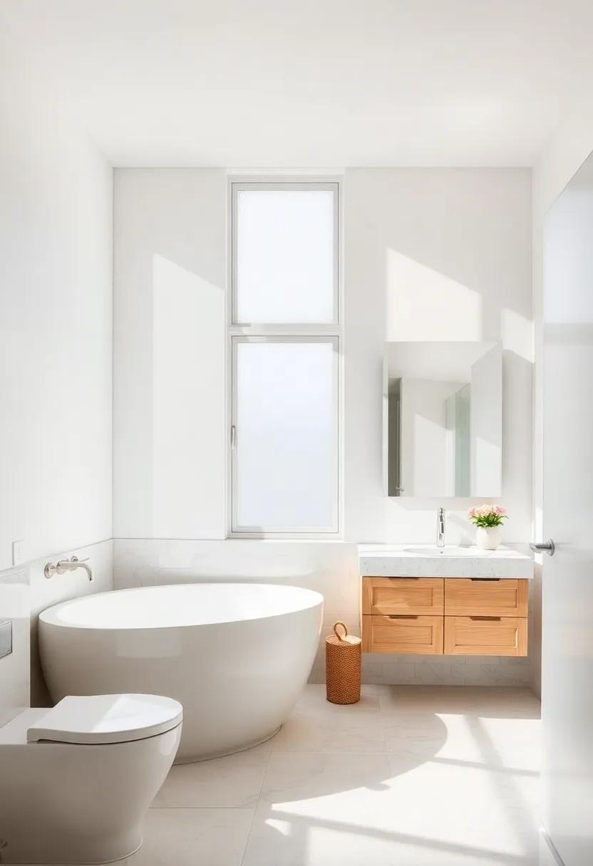 Incorporate Natural Light: Maximize ‍natural light with strategically placed mirrors and frosted glass windows, creating an open and airy feel that‍ rejuvenates the space