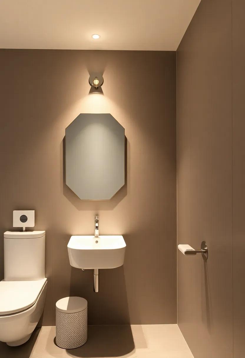 Use Functional⁢ Lighting in​ Small Spaces: Choose compact, space-saving fixtures that provide essential light without‍ overwhelming smaller bathroom layouts, ensuring functionality meets‌ style