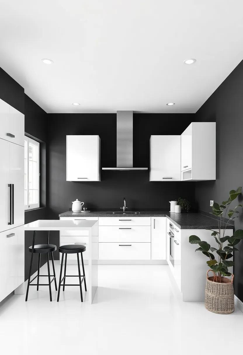 A Classic Palette: Exploring the Harmony Between Black and white in Interiors