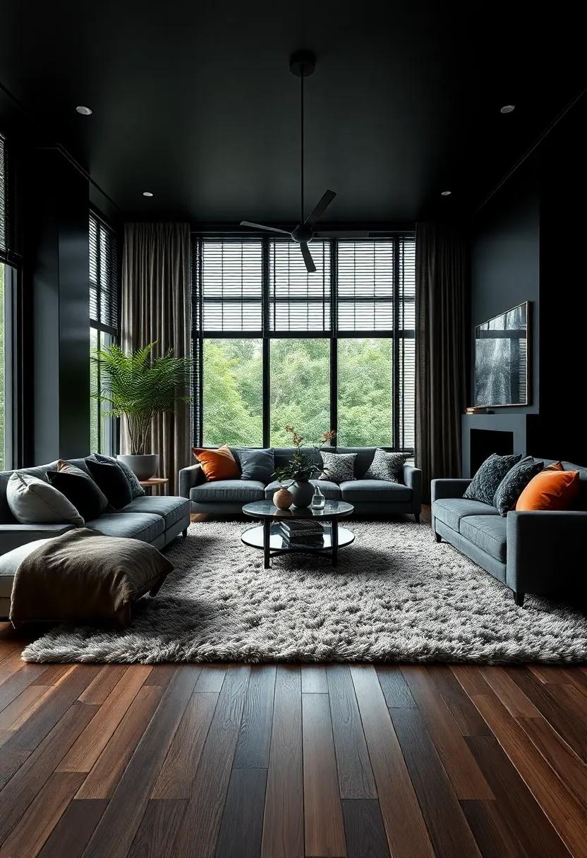 creating Depth: Employing Layers​ for ⁣an⁣ Inviting Black Living Room