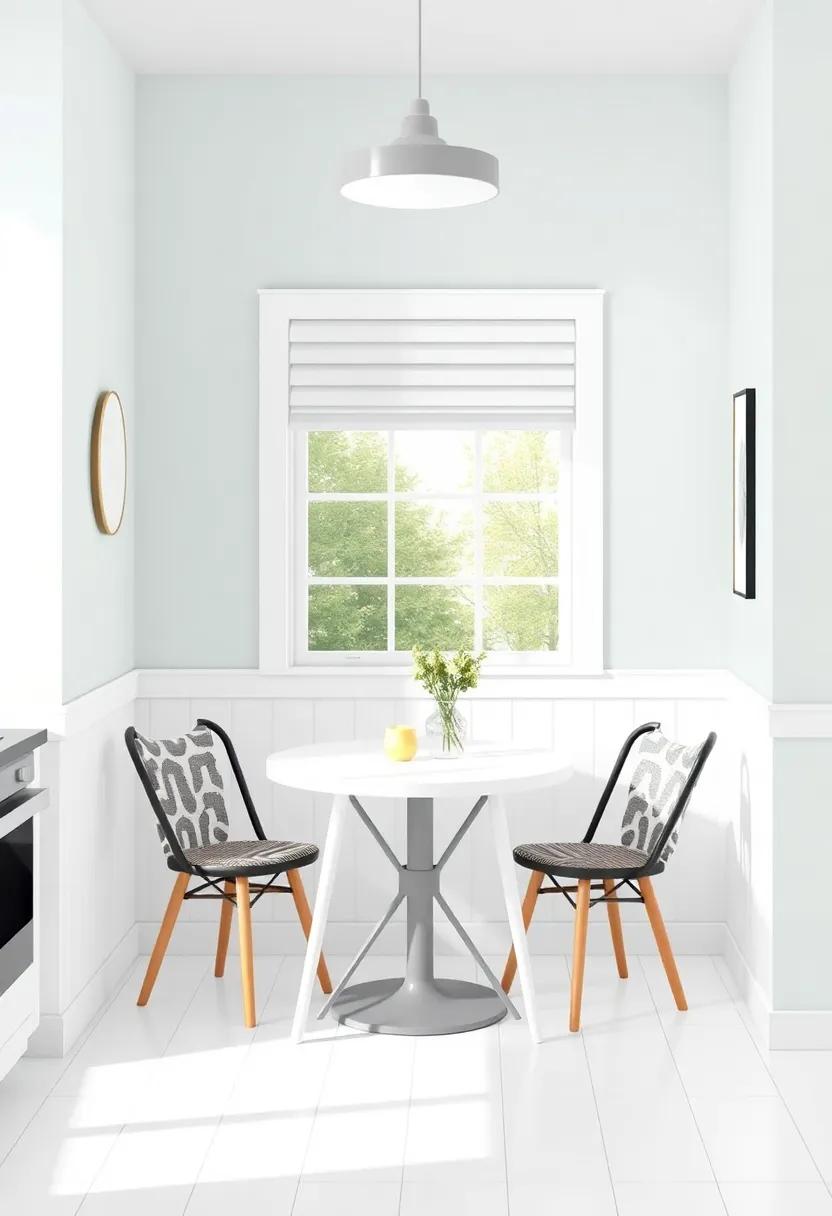 Cozy ⁤Breakfast Nook: Design‌ a small eating area with a cute⁢ table and chairs ⁤for intimate morning meals and casual hangouts