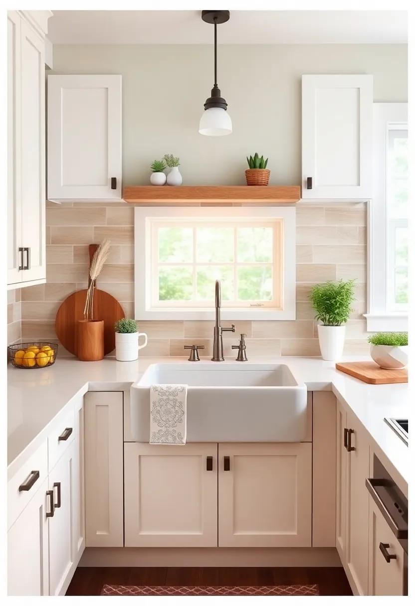 Farmhouse⁣ Sink: Install a large, charming ‌sink that becomes a ‌focal‍ point, offering a touch ‌of classic ​charm