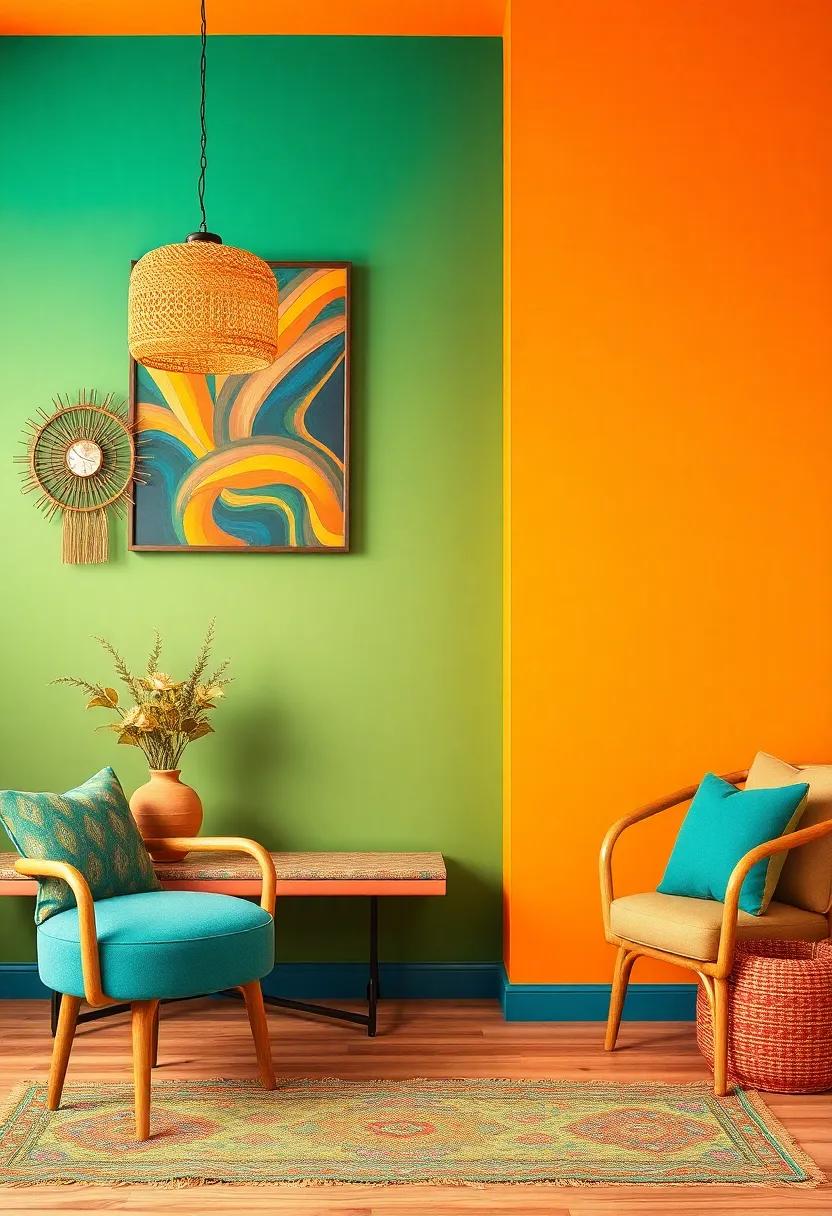 Embrace bold colors:​ Infuse⁣ your space with a vibrant palette of jewel tones to ⁣create a‌ lively backdrop that invigorates your decor
