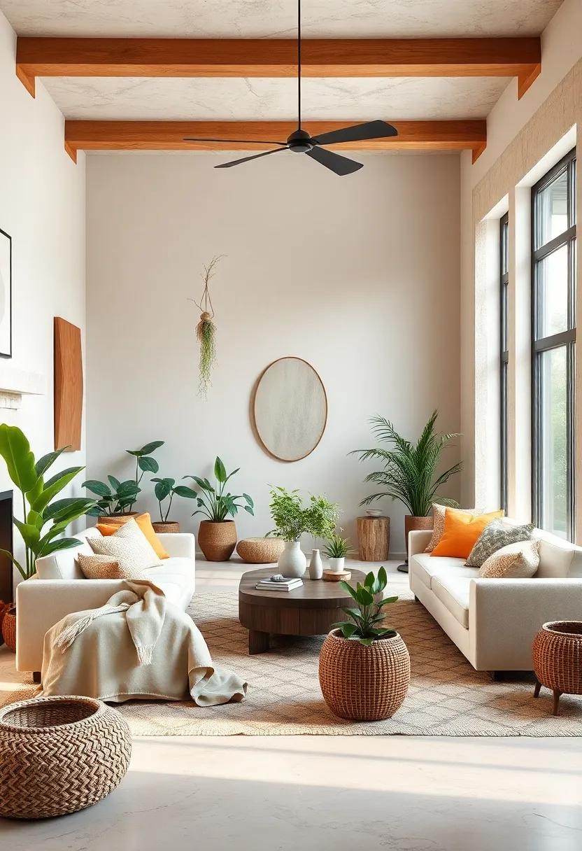 Utilize indoor plants to bring ‌life and color into your home, enhancing the bohemian feel