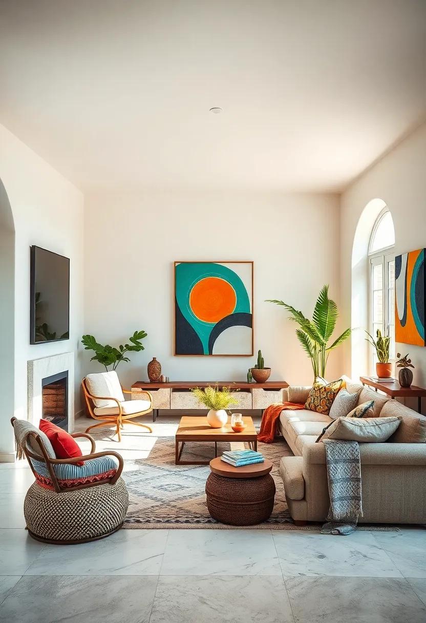 Add a ​touch of whimsy with bold artwork that speaks to your personality and style