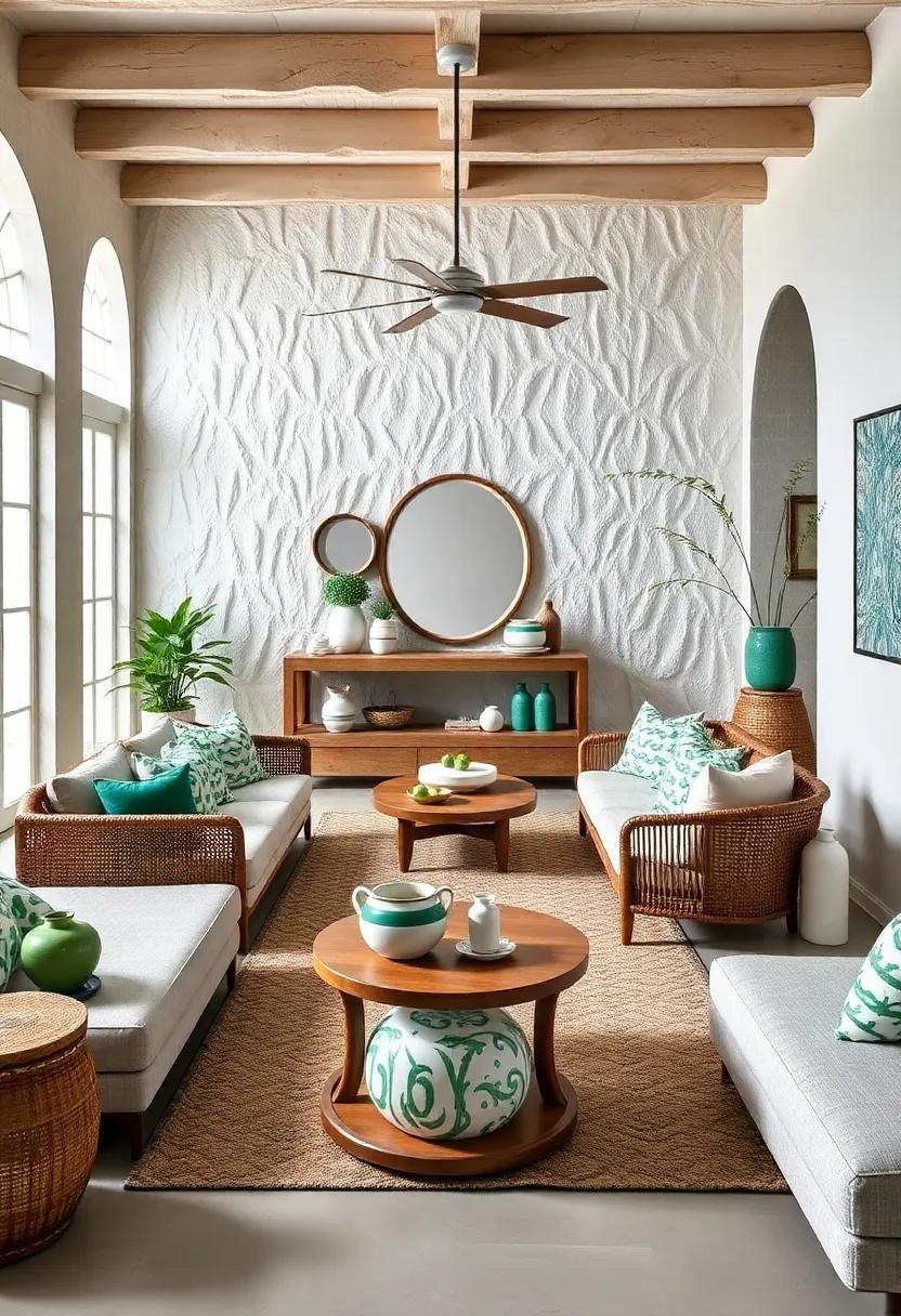 handcrafted ceramics: Invest in ‌artisanal ceramic pieces that showcase emerald ⁤greens and ‍whites, ⁤adding ⁣character to your⁤ decor