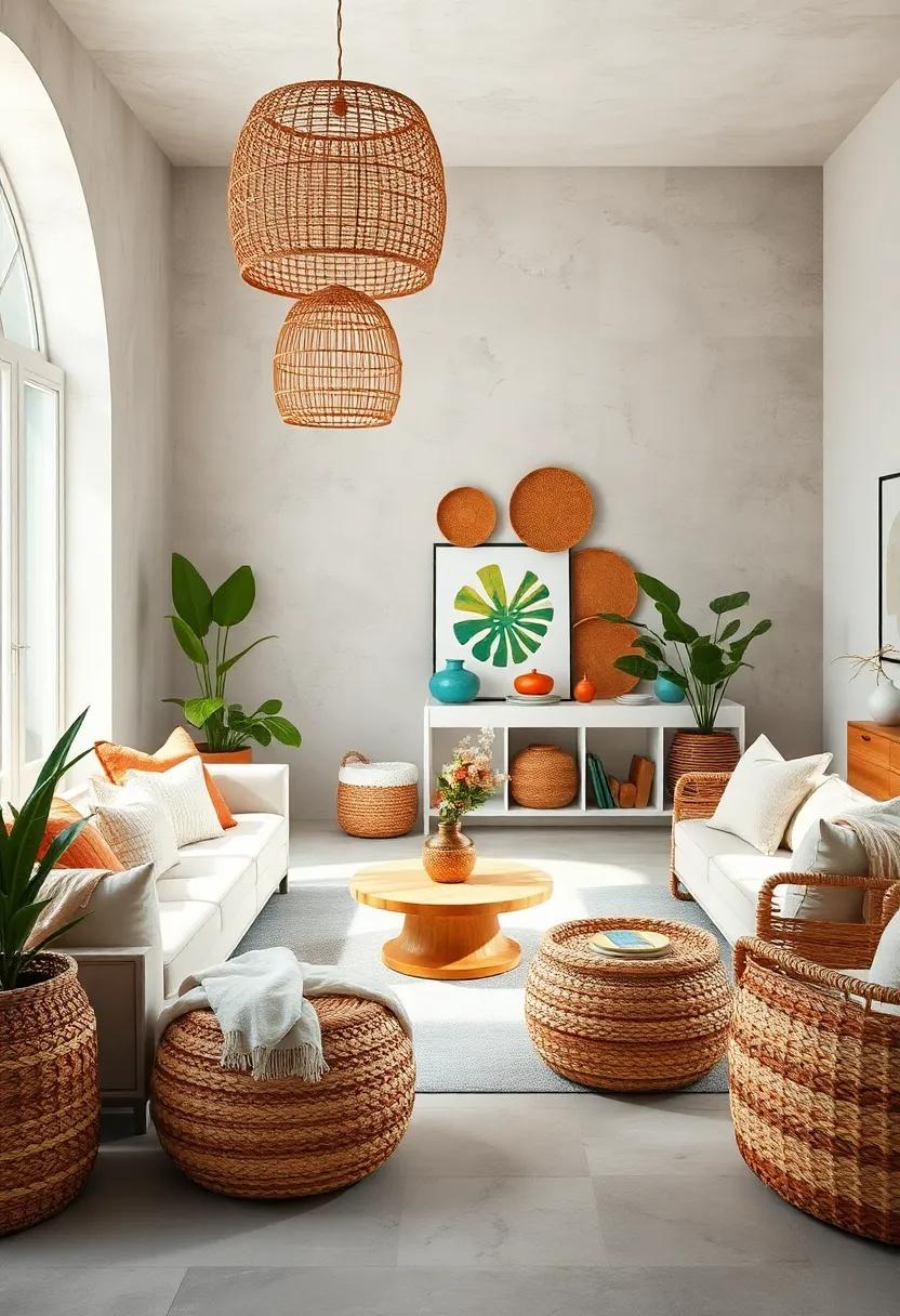 Woven Baskets: Use baskets for storage ​and decor⁢ to keep things organized while maintaining a laid-back⁣ vibe