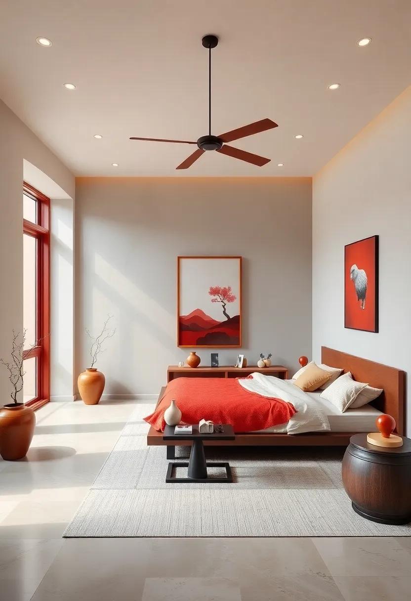 Embracing a Color Palette of Serenity and Energy in Your Bedroom