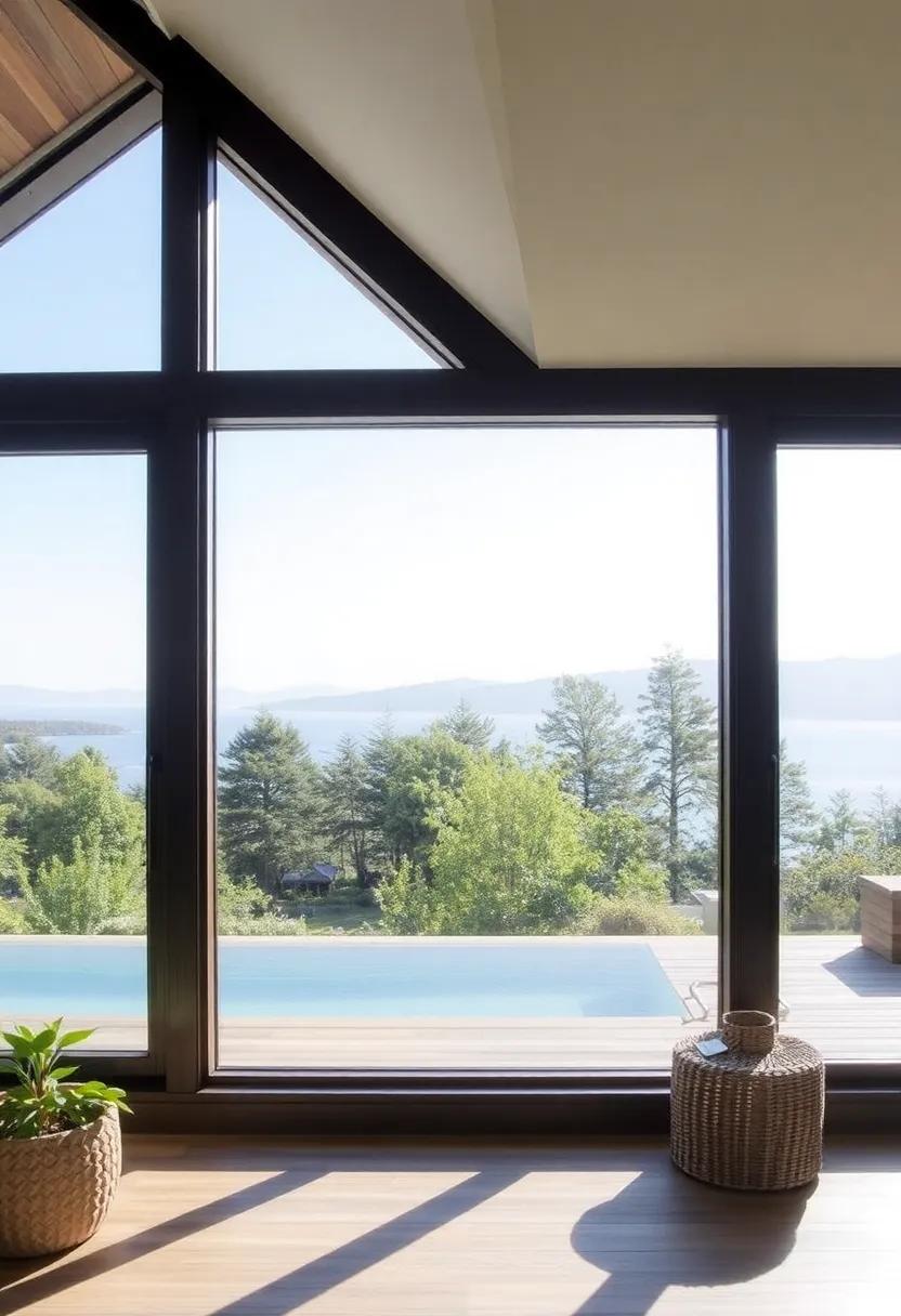 Choose simple Window Frames: ⁣Use slim window frames ⁢that ‍enhance the view while allowing ‌the outside to merge seamlessly with your indoor oasis