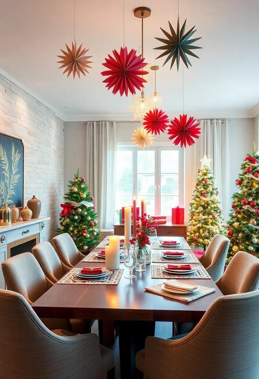 DIY‌ Paper ​Decorations: Opt ‌for hand-crafted paper snowflakes or⁢ stars hanging from⁤ the ceiling for a creative and‍ budget-friendly decoration