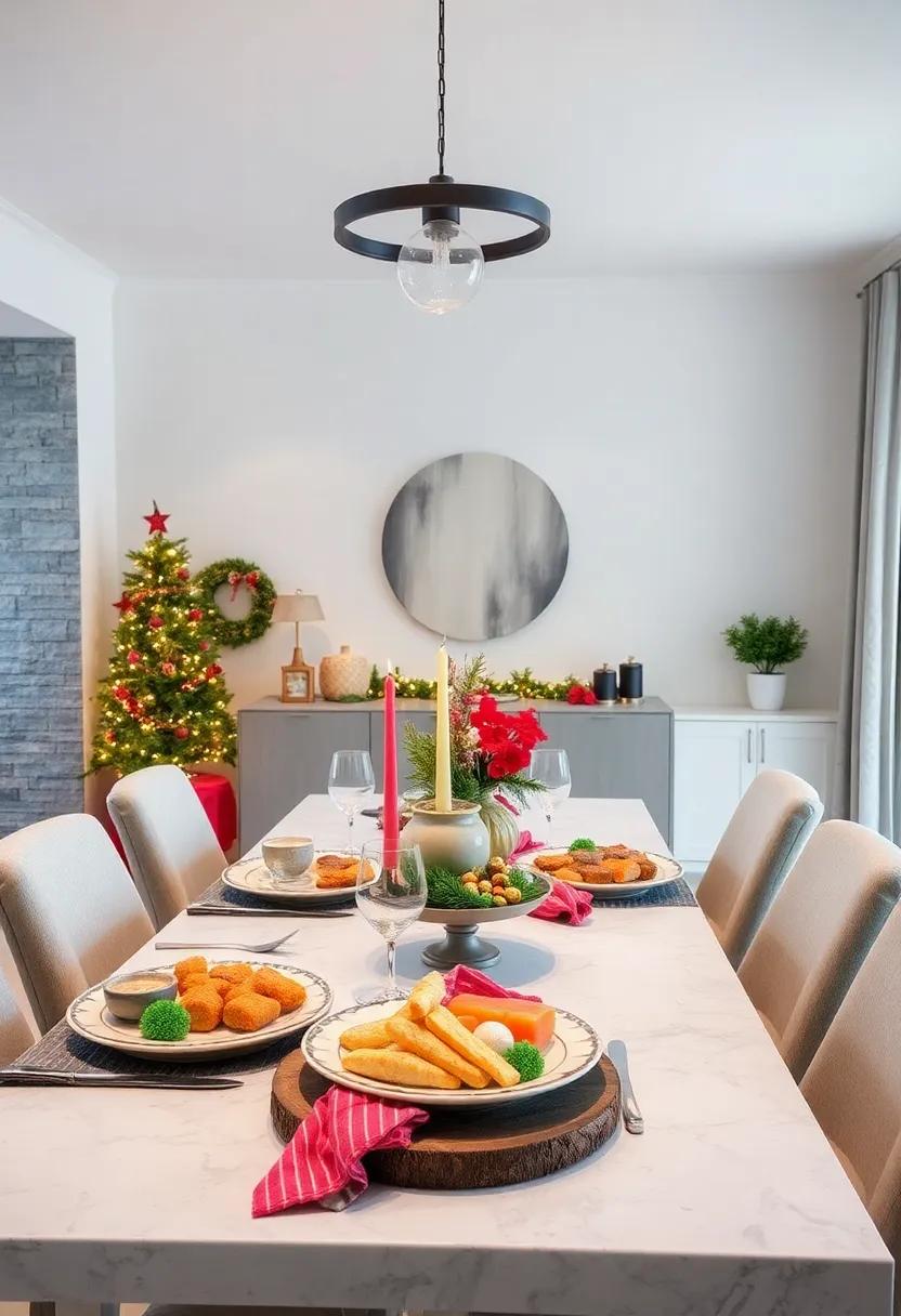 Colorful Food Displays: Arrange platters ‌of ‍holiday treats⁤ and dishes that not only taste good‌ but also enhance the visual⁢ appeal ‌of ​your table