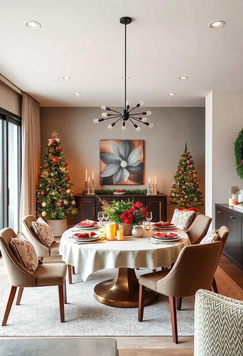 Seasonal​ Fragrances: Infuse the dining⁢ room with holiday scents ⁢through potpourri or essential oil‌ diffusers, wrapping⁣ your guests in comfort