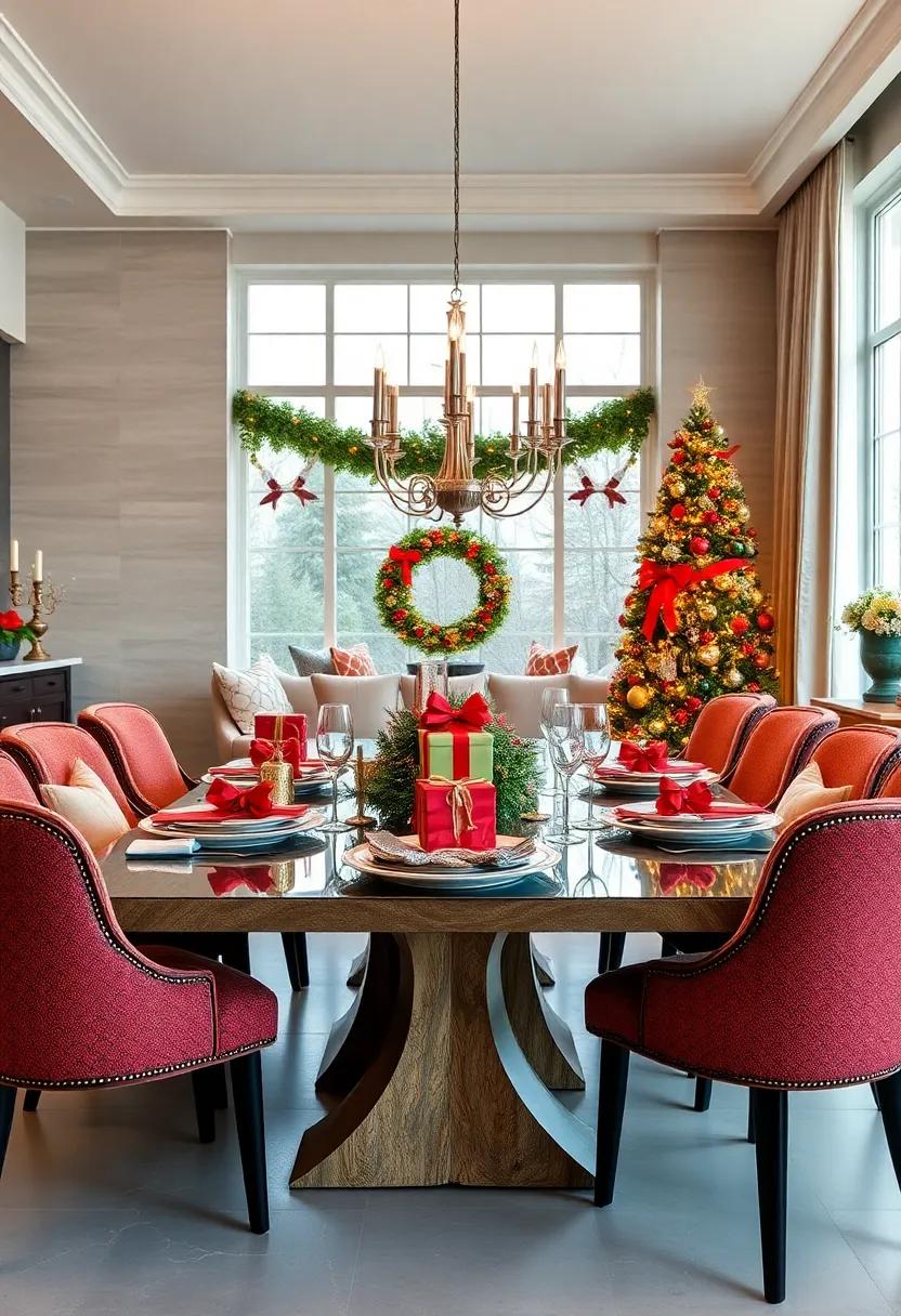 Plated Gifts: Incorporate small​ edible treats like ​gingerbread ‍cookies or peppermint candies stacked neatly on​ each plate⁤ for a sweet‌ surprise