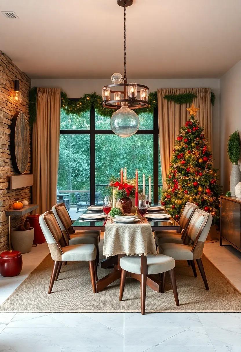 Nature-Inspired Elements: Use ​wooden⁢ accents and nature-inspired decor, such‍ as burlap​ or⁢ jute,⁤ to bring ⁢an organic ​feel‍ to your‌ dining⁣ atmosphere