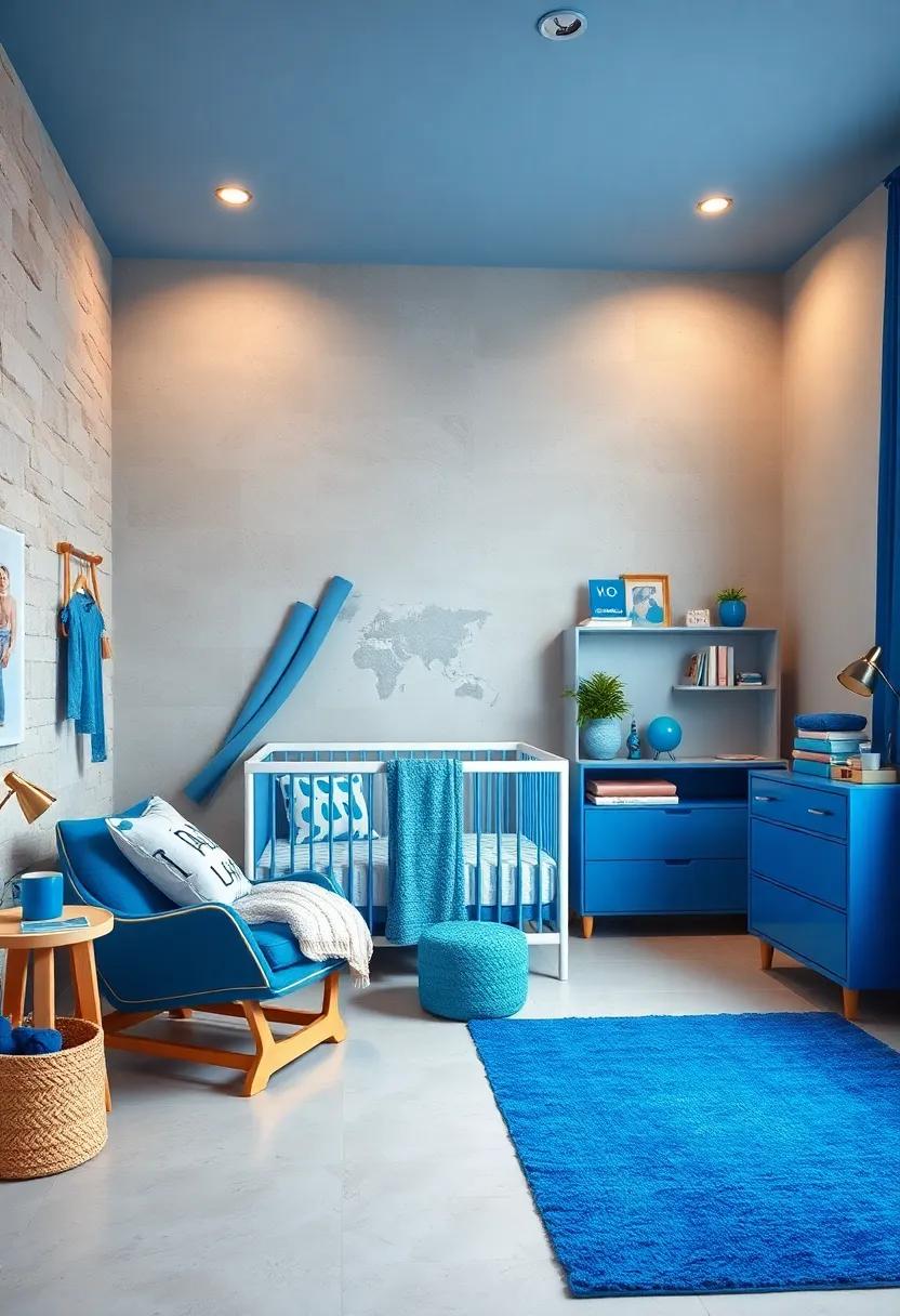 Incorporating Cobalt Blue Accessories: A Playful touch in Boys' Rooms