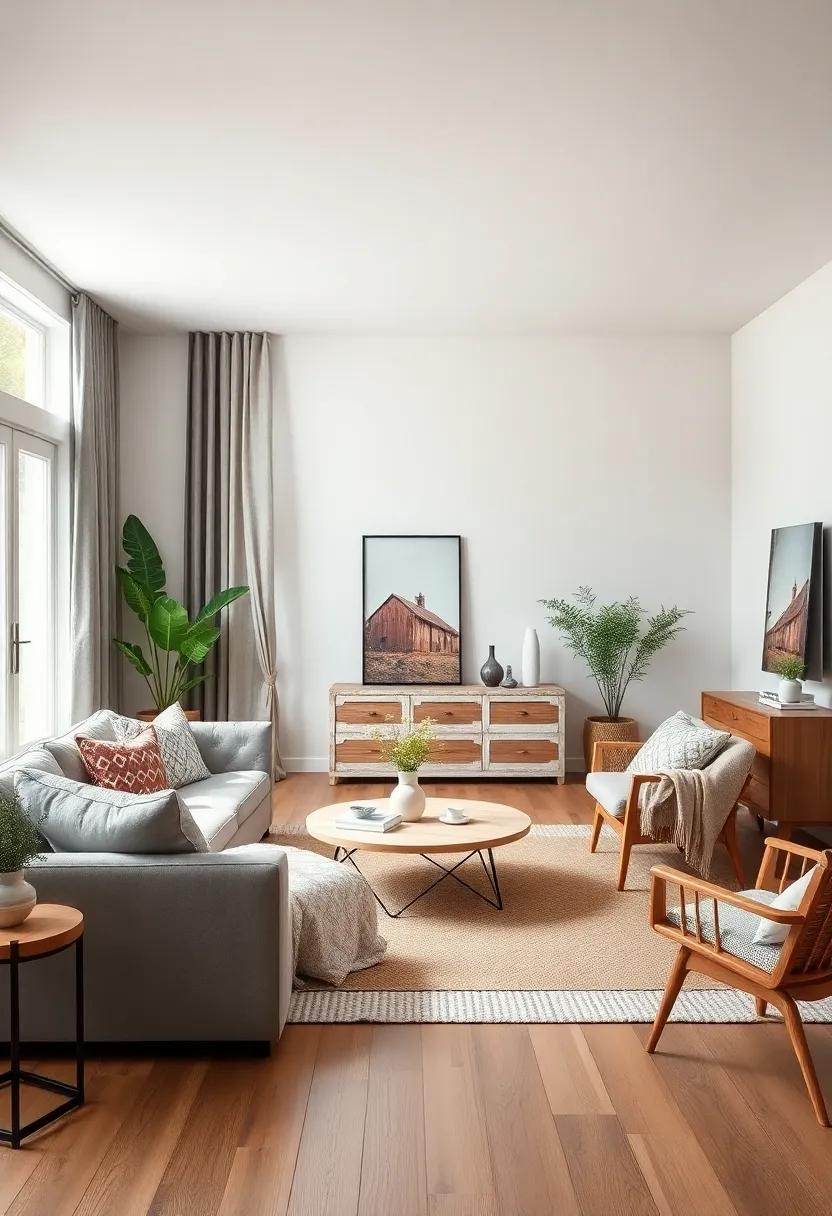 Modern Farmhouse:​ Combine rustic charm with contemporary elements, featuring reclaimed ‌wood, cozy linens, and vintage⁤ accents