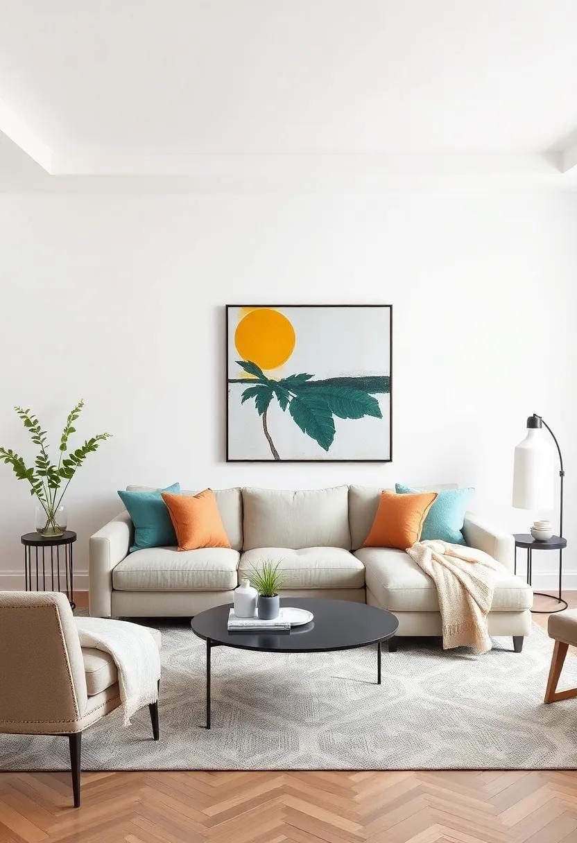 Statement Pieces: Allow a standout ⁣item, like an oversized artwork or a unique sofa, to anchor your space and ​set ​the tone