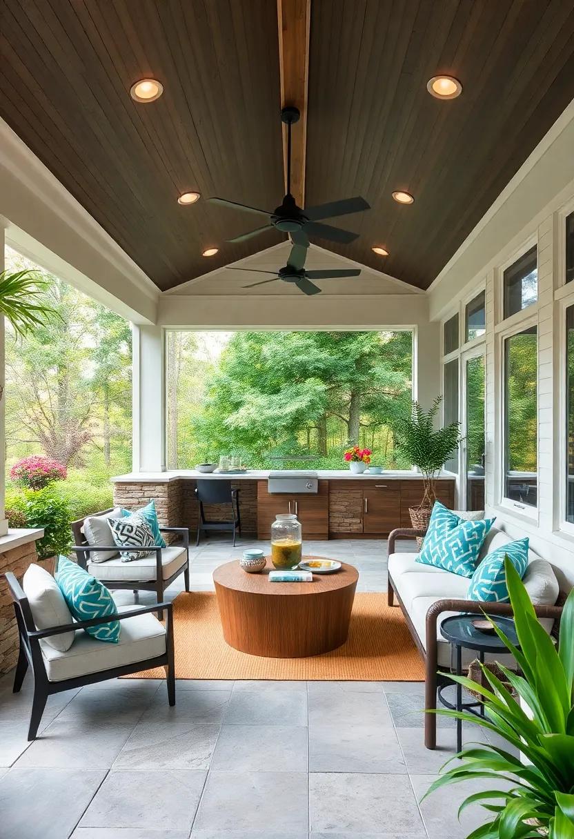 A Culinary Retreat: Outdoor Kitchens​ and‍ Dining​ in Screened Environments
