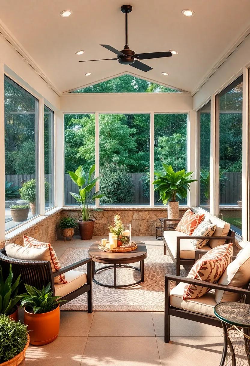 Eco-Friendly Design ⁣Elements for Sustainable Outdoor Screened Porches