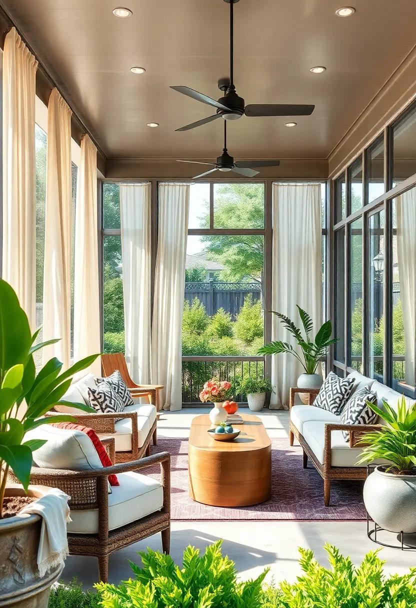 The‍ Visual Appeal ‍of Curtains ⁤and Drapery in Outdoor Screened Spaces