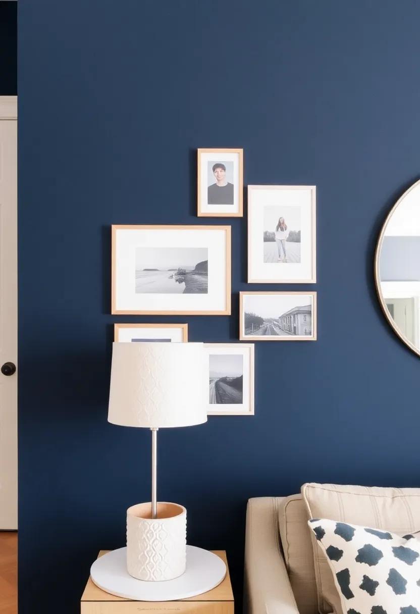 Create a Personal Gallery ‍Wall: ‍Arrange ‌a small⁤ selection‍ of framed photographs or prints​ in a simple ‌layout to maintain a⁤ minimalist vibe while ⁣personalizing ⁤your space