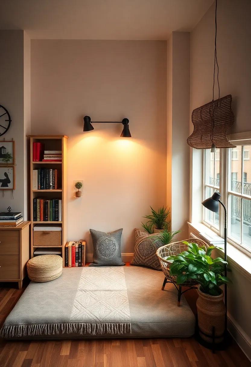 Create⁣ a cozy reading nook with adjustable task ⁤lighting that highlights⁢ your favorite literary corner