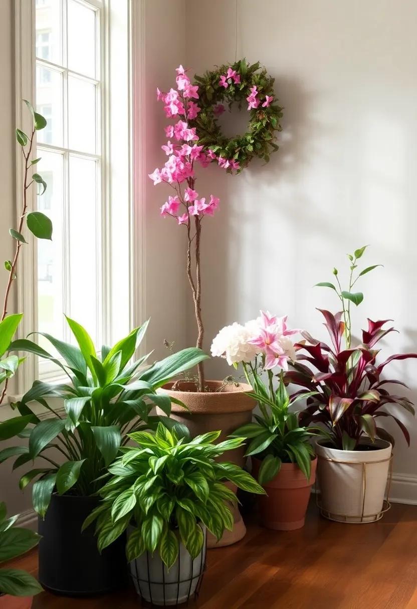 Curate Seasonal ⁣Displays: ‌Rotate plants according to ​the seasons, bringing fresh ‌blooms in spring or rich foliage in autumn to keep your room feeling alive