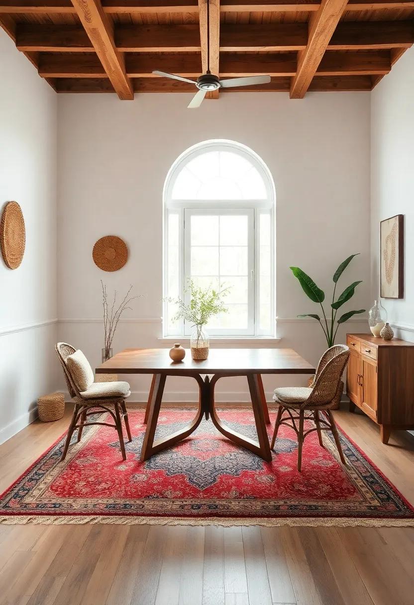 Eclectic Mix: Combine different rug styles and textures for a ​bohemian vibe, ⁢making ⁢your dining room both cozy ⁣and uniquely​ personal
