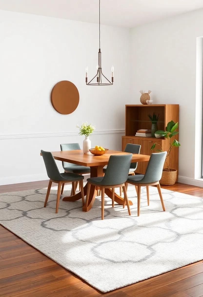 Family-Friendly Fun:⁤ Select a washable ⁣or stain-resistant rug, allowing ​children ​and pets⁤ to enjoy family meals without worrying about⁤ messes