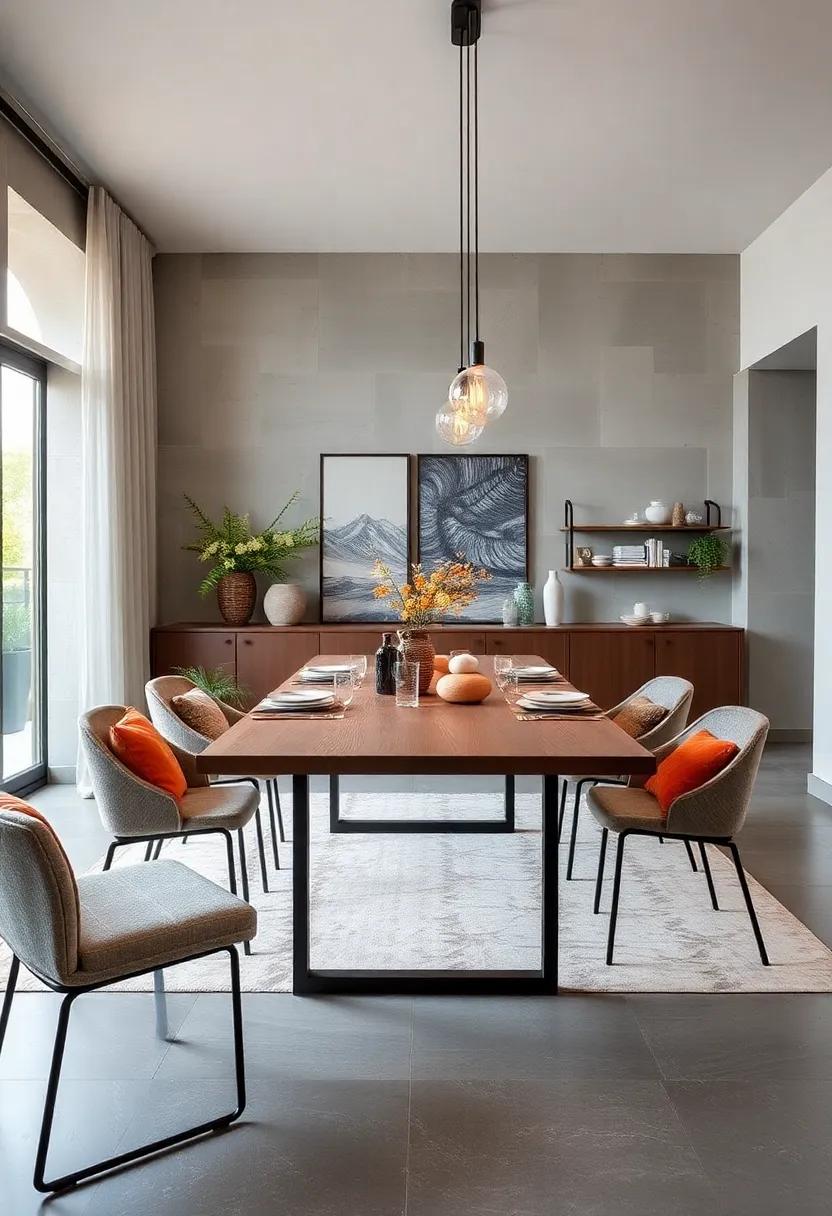 Industrial Edge: Introduce‍ an industrial flair with a metal frame table, ​showcasing raw ‌materials and‌ minimalist design for an ⁢urban, chic vibe