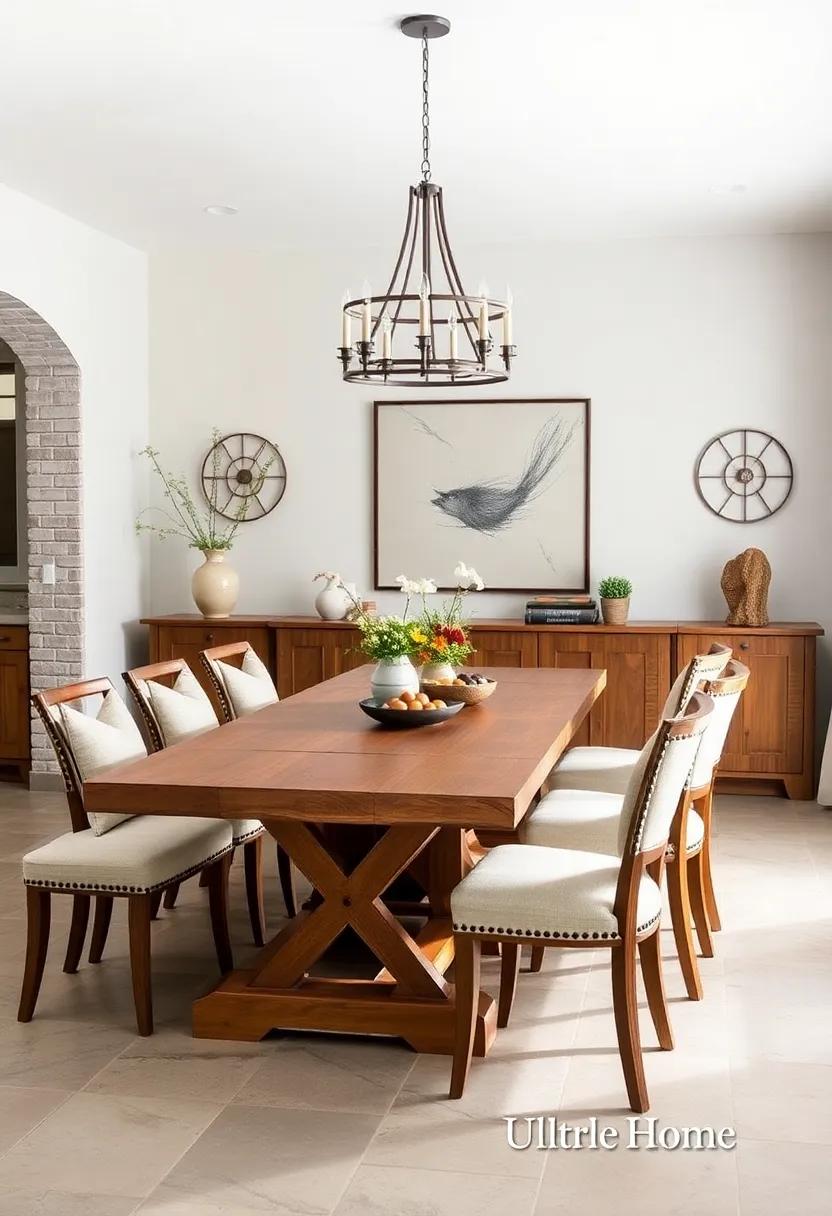 Farm-to-Table Inspiration: Use a live-edge table that highlights ⁤the ‌natural shape of the wood, giving⁣ a‌ fresh, organic feel ‍that ‌connects the indoors with ‌nature