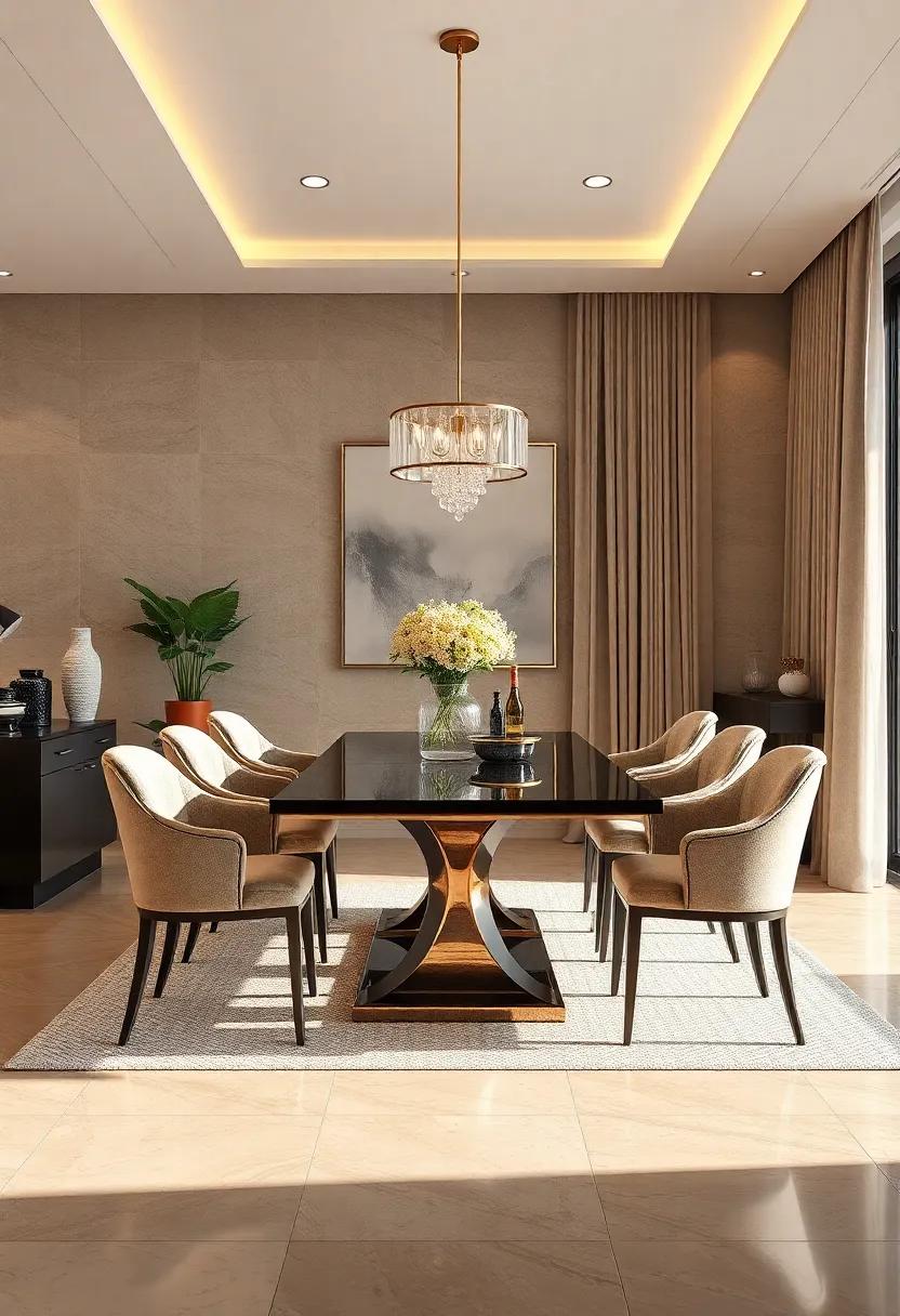 Luxurious Upholstered seating: Pair your table with ​luxurious upholstered chairs⁣ for ‍added comfort and elegance, elevating everyday ‌meals into special occasions