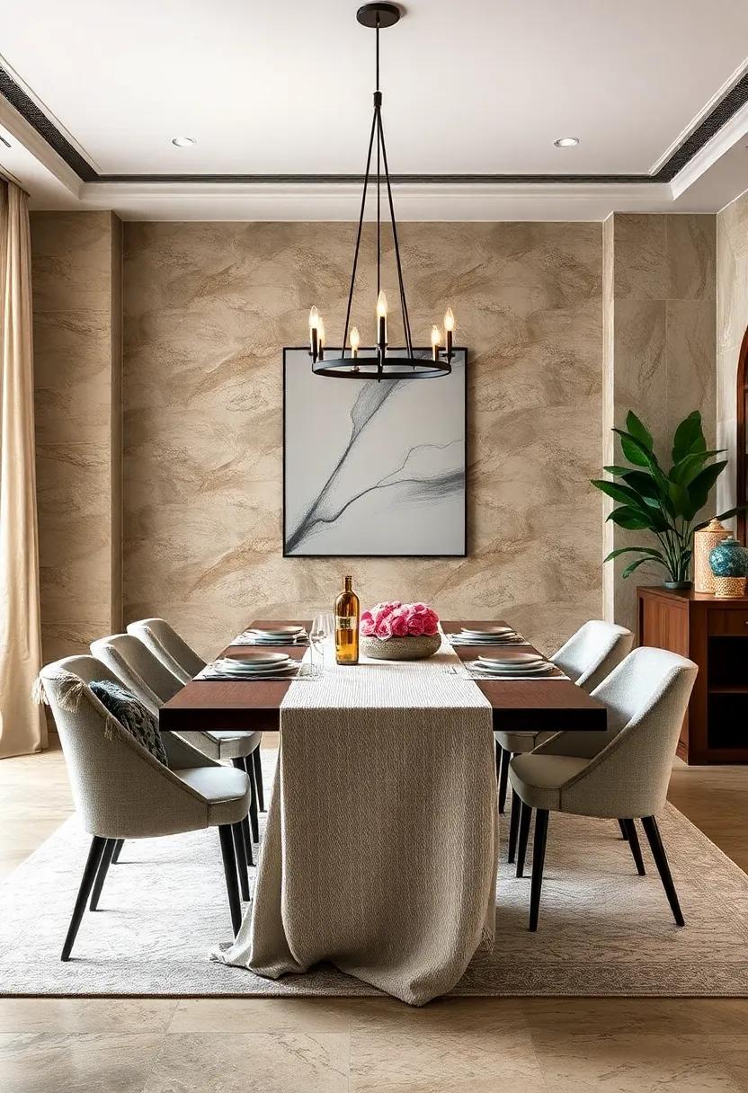 Textured Fabrics: ⁣Pair ‍your table⁣ with textured tablecloths‍ or runners to ⁣introduce a layered look,softening⁢ the⁢ space while making it feel⁤ inviting