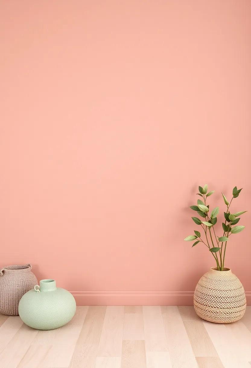 Dining Room Delight: Create a romantic⁣ dining experience with dusty rose walls, ⁤and olive green dining chairs to infuse ​a touch of nature