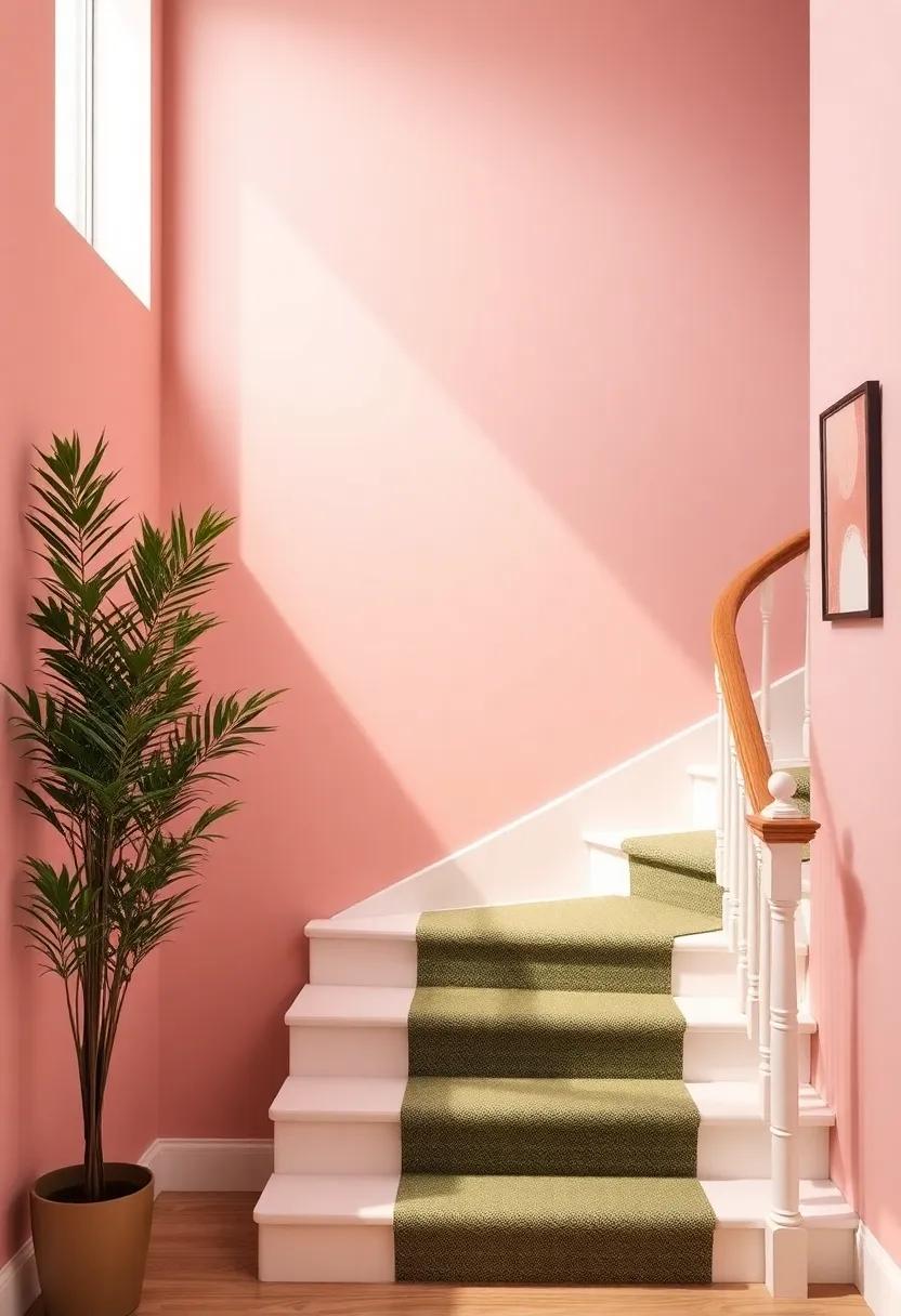 Stylish ⁢Home Office: Inspire ⁣productivity in ​your home office by pairing dusty⁢ rose wall decor with olive green ‌stationery and accessories