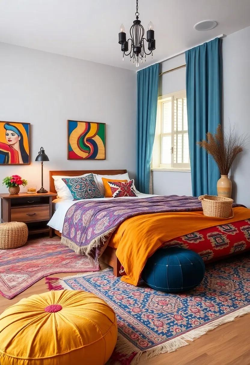 Celebrate‍ Diverse Cultures: Integrate textiles and artifacts from ⁢around the world, like Moroccan poufs ​or ⁣Indian tapestries, ⁤to add a personal ⁤touch