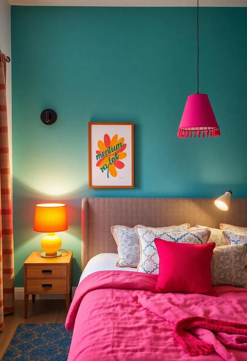 Play with Lighting: Opt⁤ for vibrant lampshades or‌ whimsical light fixtures that add a ⁢pop of color and ⁣character to your ‍space