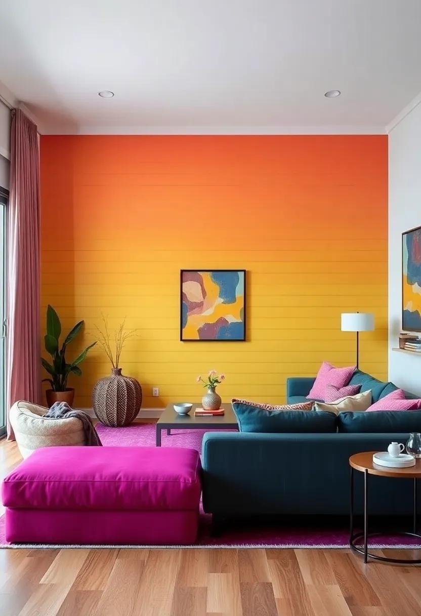 Multi-hued Paneling: Install shiplap or paneling with each ⁣slat ​painted⁢ in a different ‌bold hue for ​a‌ unique and textured effect