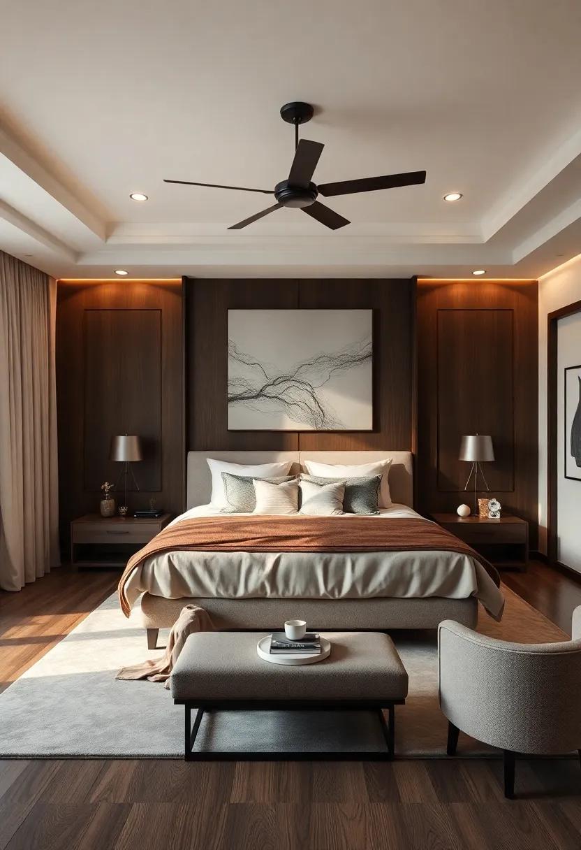 Exploring Textures: Soft Fabrics that Complement‌ dark Wood elegance