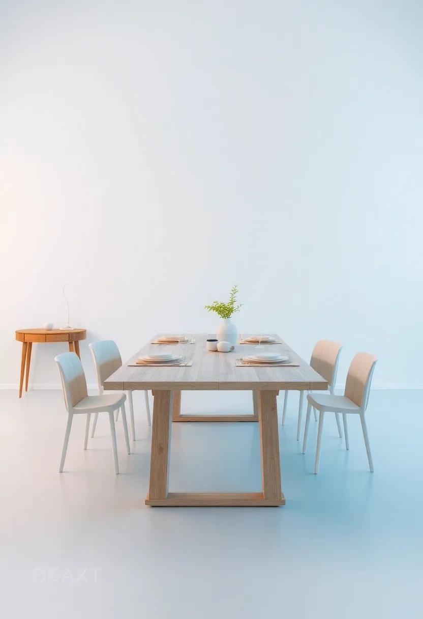 Beachy⁤ Vibes: A table with a light, breezy finish and soft‌ colors ⁣evokes a coastal feel,​ perfect for homes that ‍embrace laid-back leisure